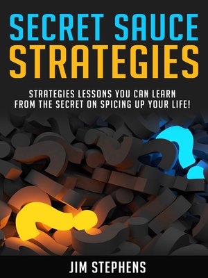 cover image of Secret Sauce Strategies